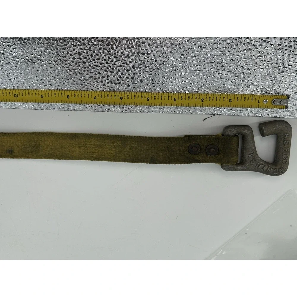 Vintage Firefighter Hose & Ladder Strap A.S E. Inc. NY USA